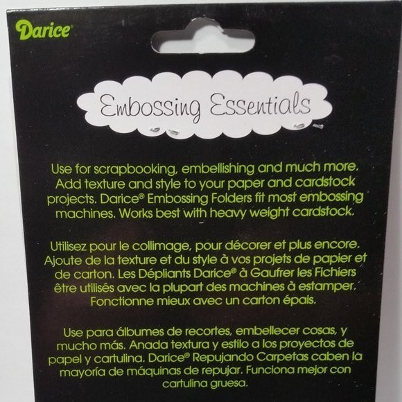 Darice Embossing Folder Large Daisy Flower Scrapbook Paper Crafts Cards - Picture 5 of 6